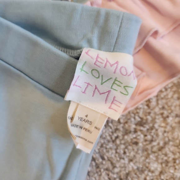Lemon Loves Lime Pastel Blue and Pink Set - Picture 3 of 6